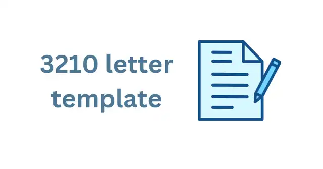 3210 letter template