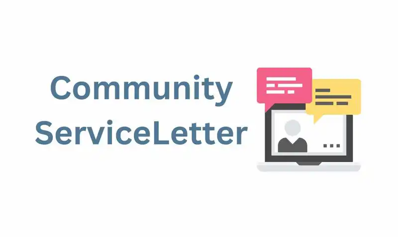 Community Service Letter Featured Images