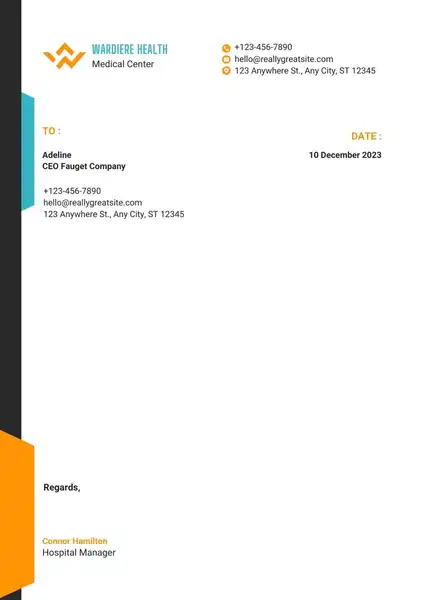 How to create a doctors letterhead